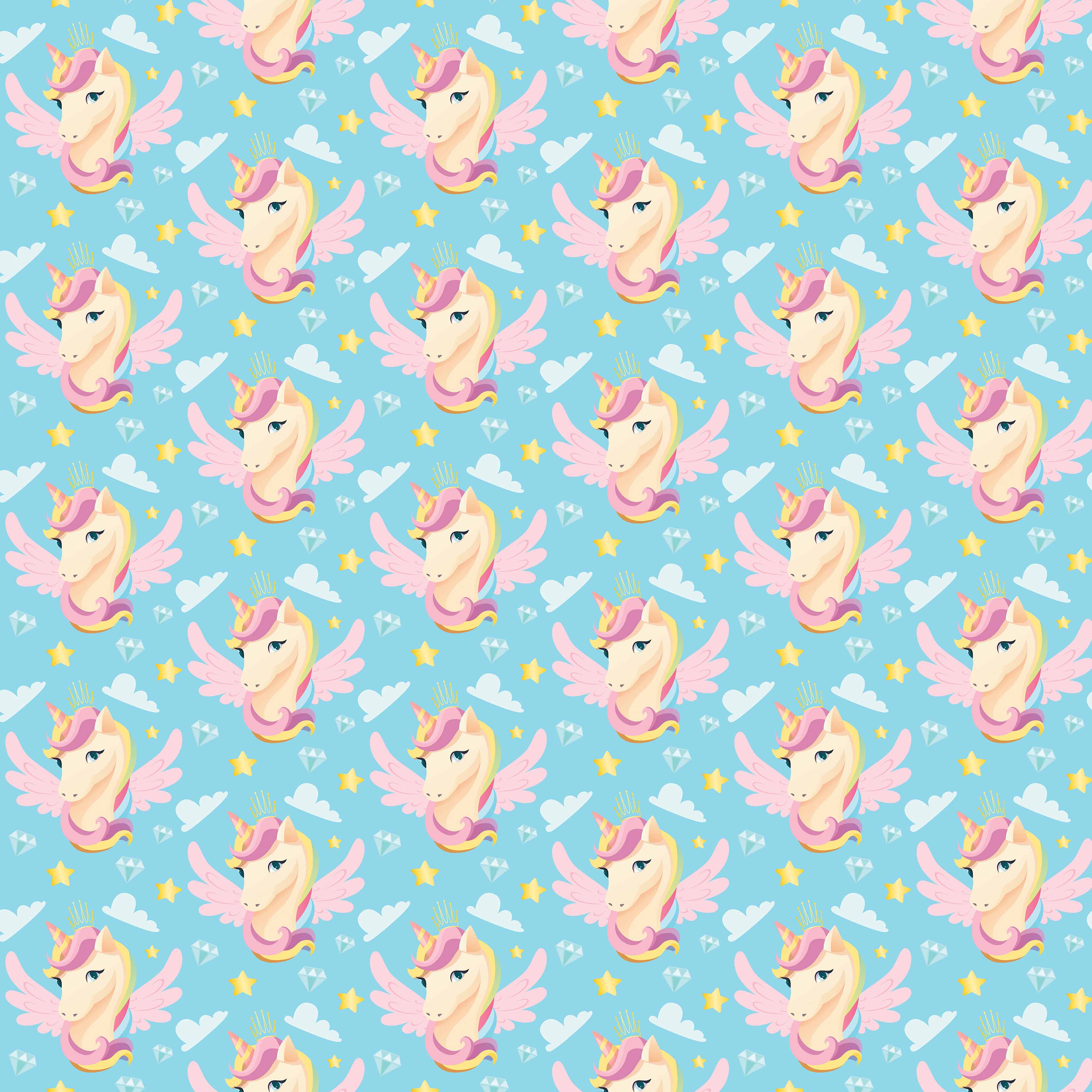 Unicorn Seamless Digital Paper - CraftNest - Digital Crafting and Art