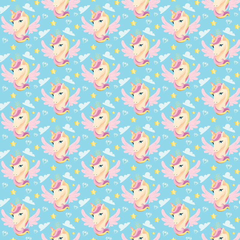 Unicorn Seamless Digital Paper - CraftNest - Digital Crafting and Art