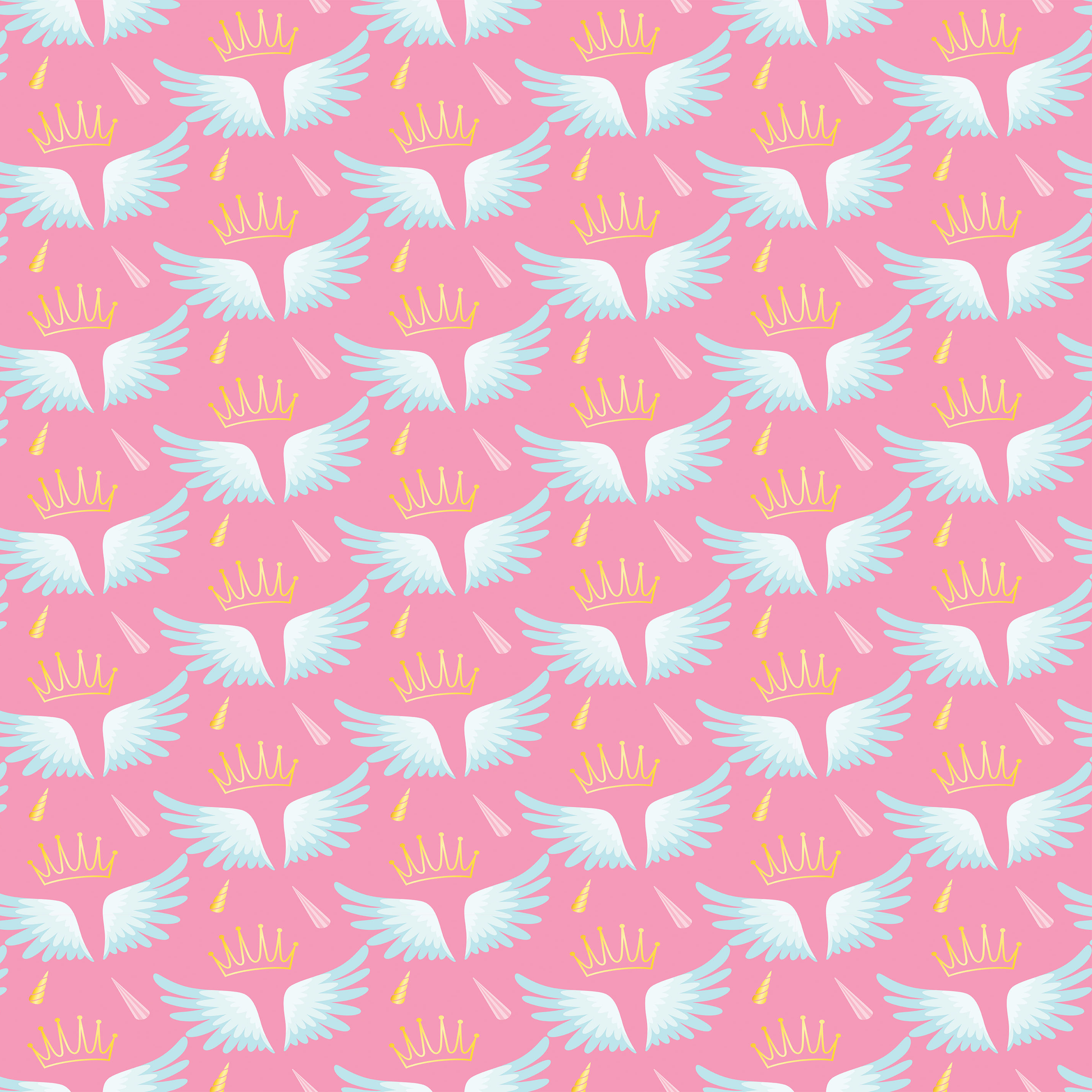 Unicorn Seamless Digital Paper - CraftNest - Digital Crafting and Art