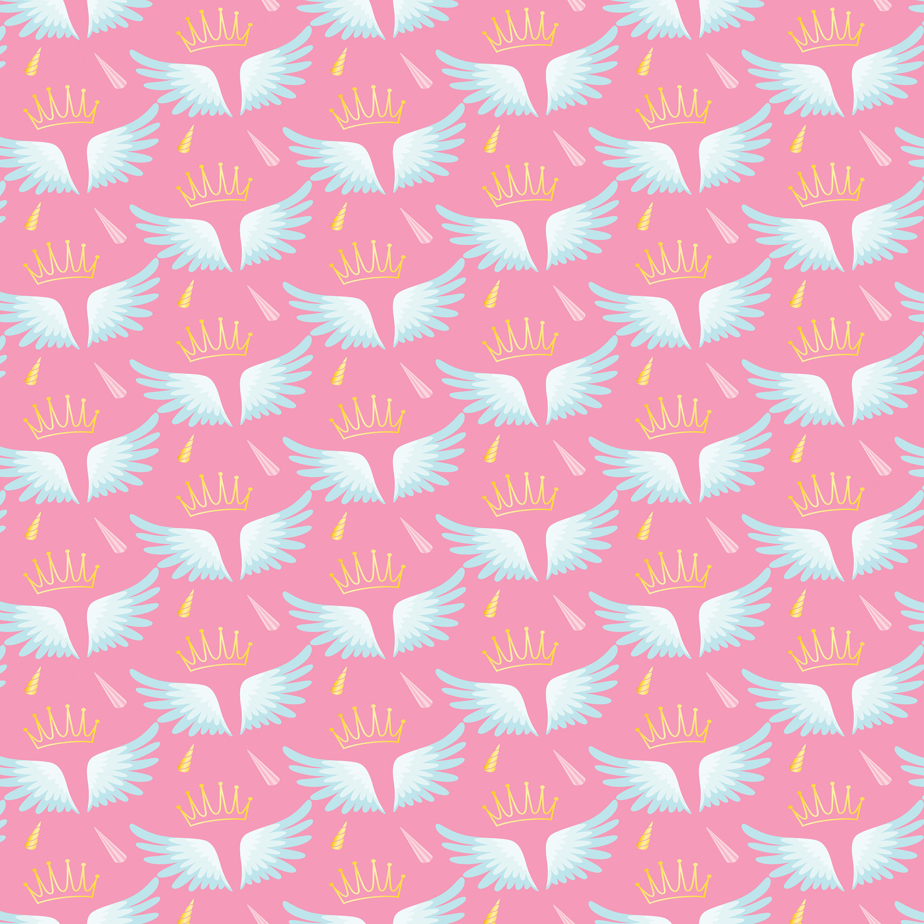 Unicorn Seamless Digital Paper - CraftNest - Digital Crafting and Art