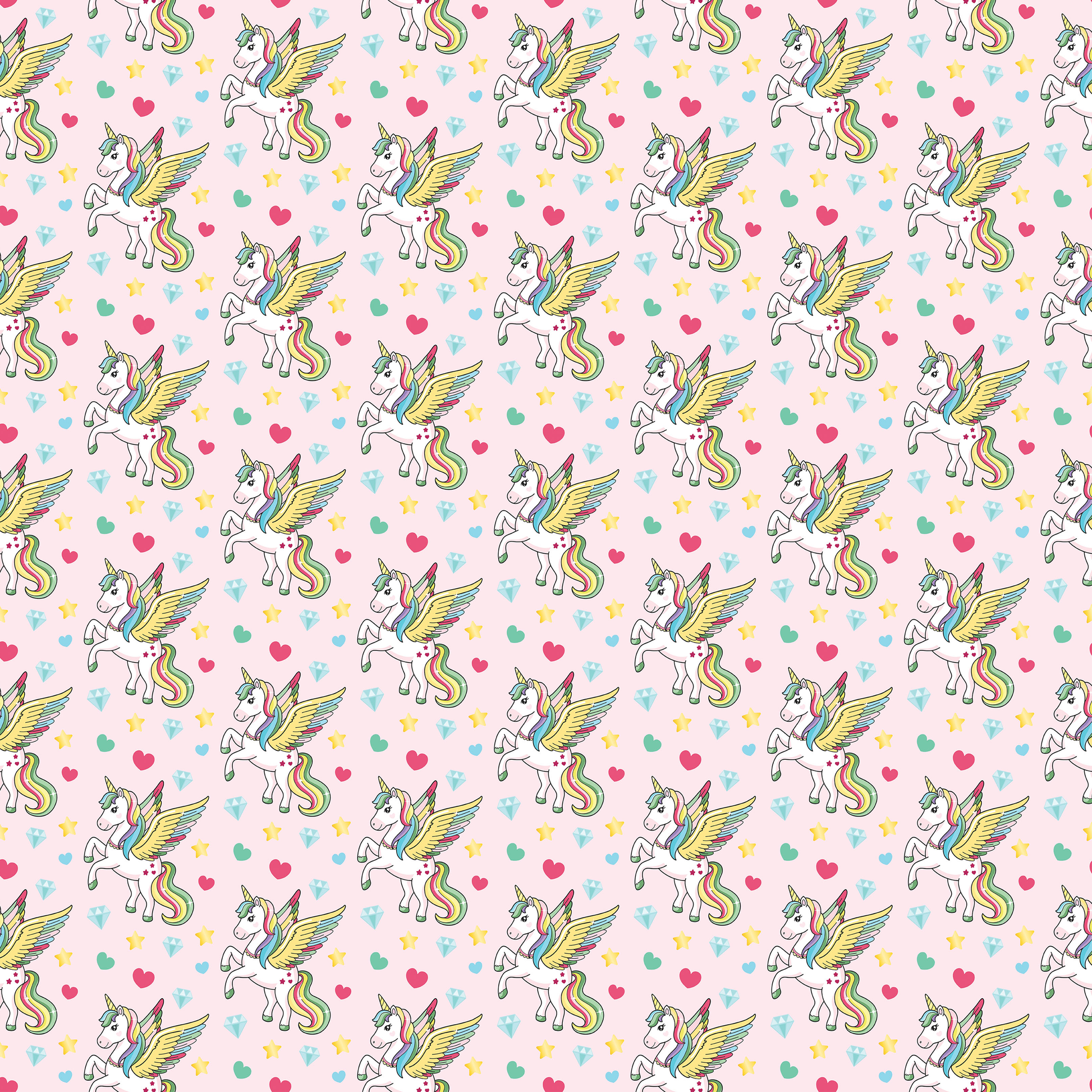 Unicorn Seamless Digital Paper - CraftNest - Digital Crafting and Art