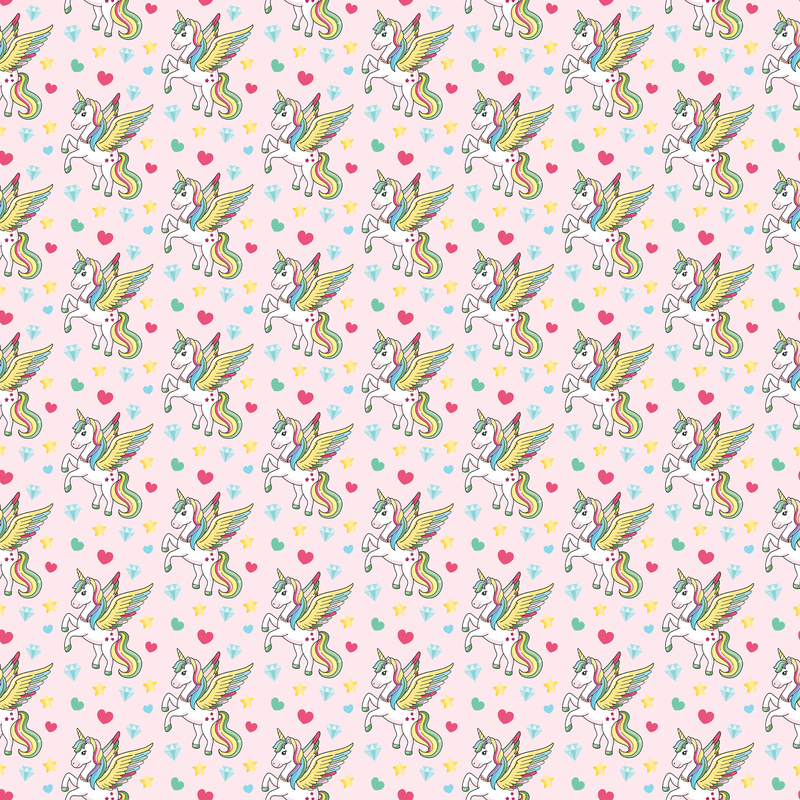 Unicorn Seamless Digital Paper - CraftNest - Digital Crafting and Art