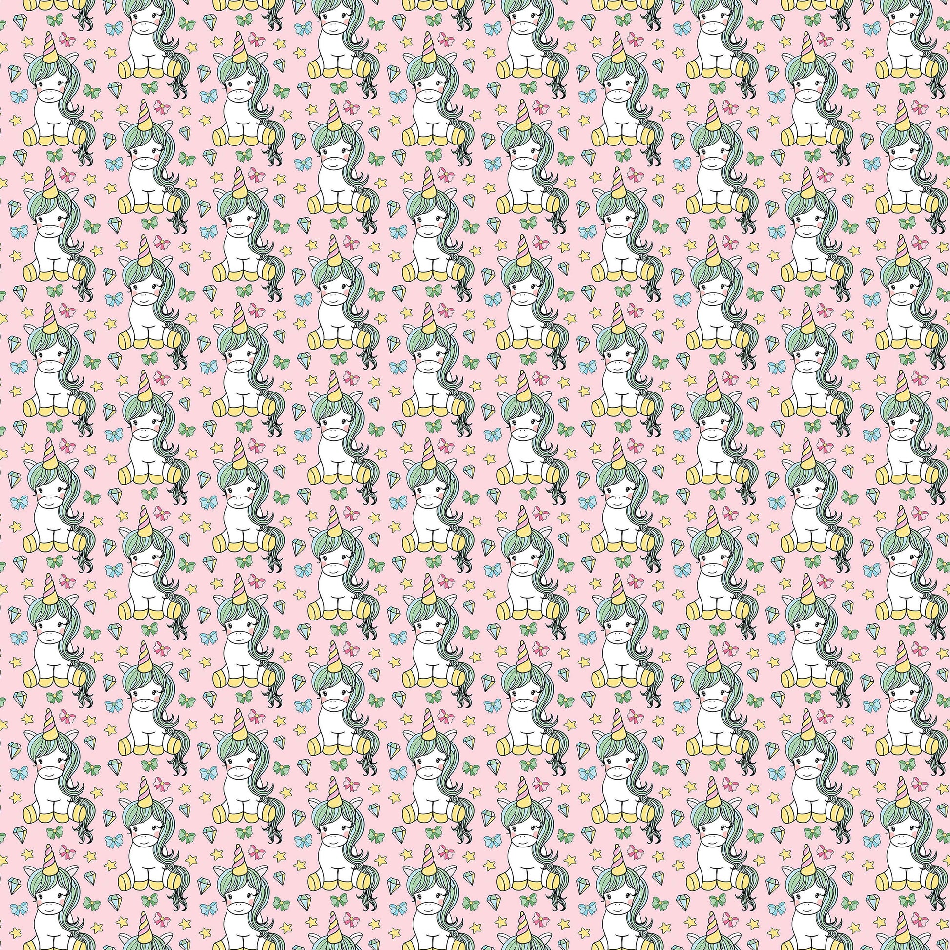 Unicorn Seamless Digital Paper - CraftNest - Digital Crafting and Art