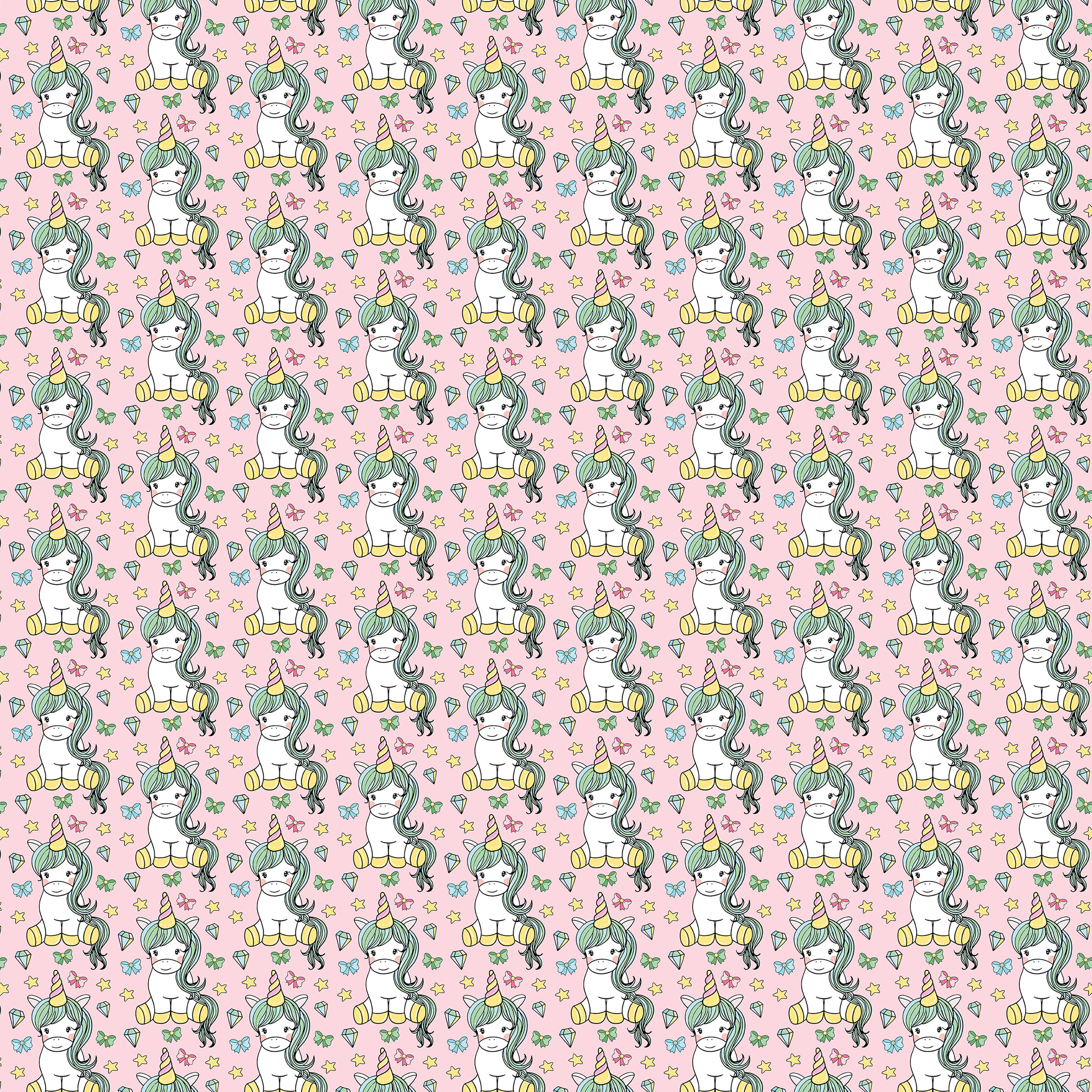 Unicorn Seamless Digital Paper - CraftNest - Digital Crafting and Art