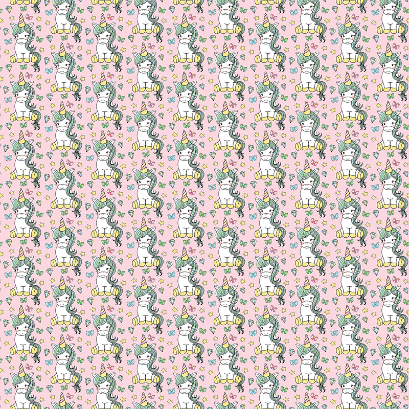 Unicorn Seamless Digital Paper - CraftNest - Digital Crafting and Art
