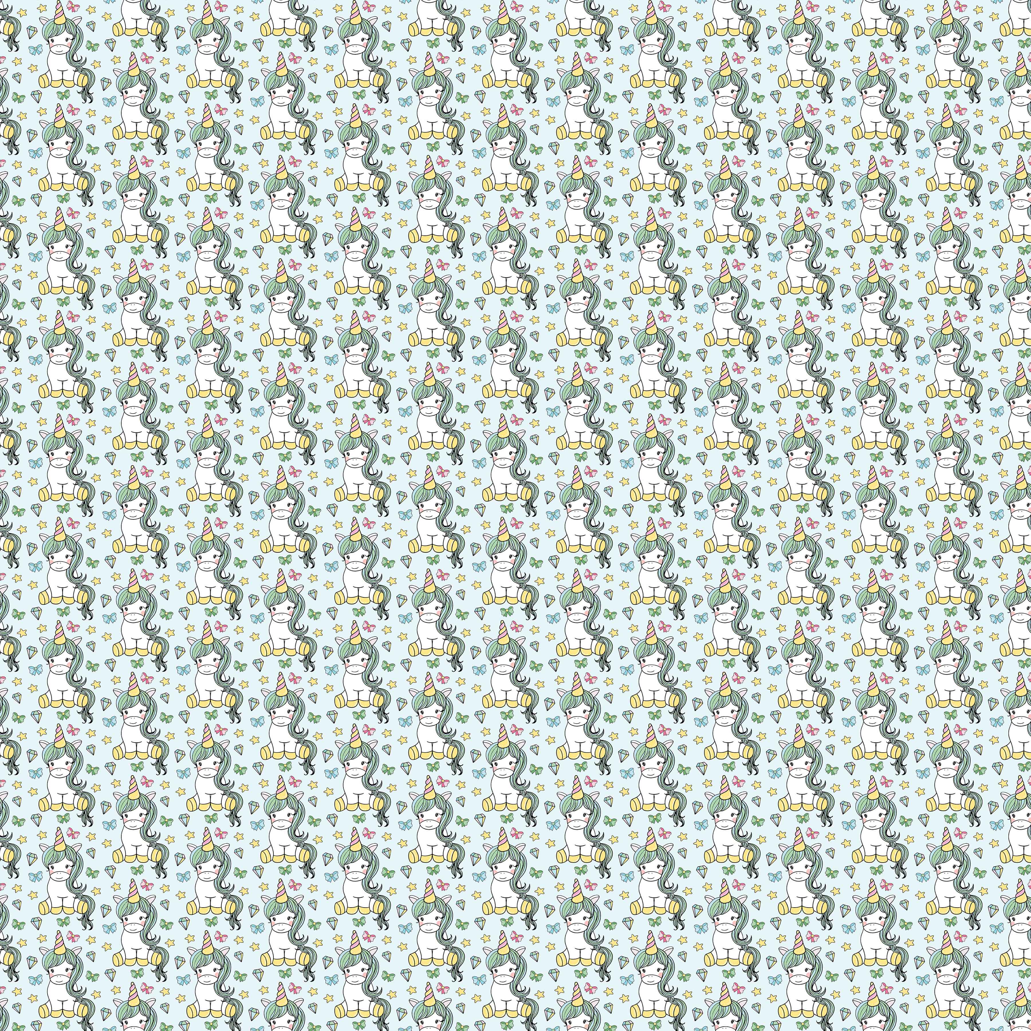 Unicorn Seamless Digital Paper - CraftNest - Digital Crafting and Art