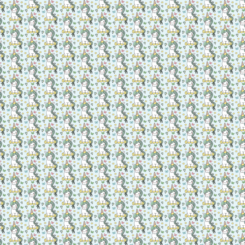 Unicorn Seamless Digital Paper - CraftNest - Digital Crafting and Art