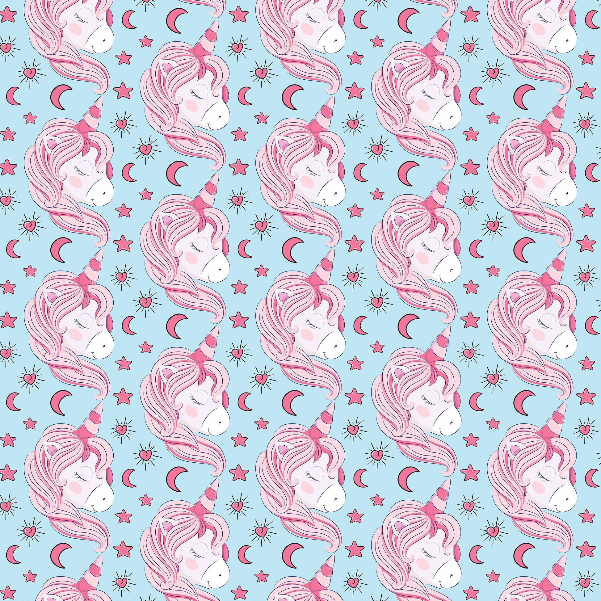 Unicorn Seamless Digital Paper - CraftNest - Digital Crafting and Art