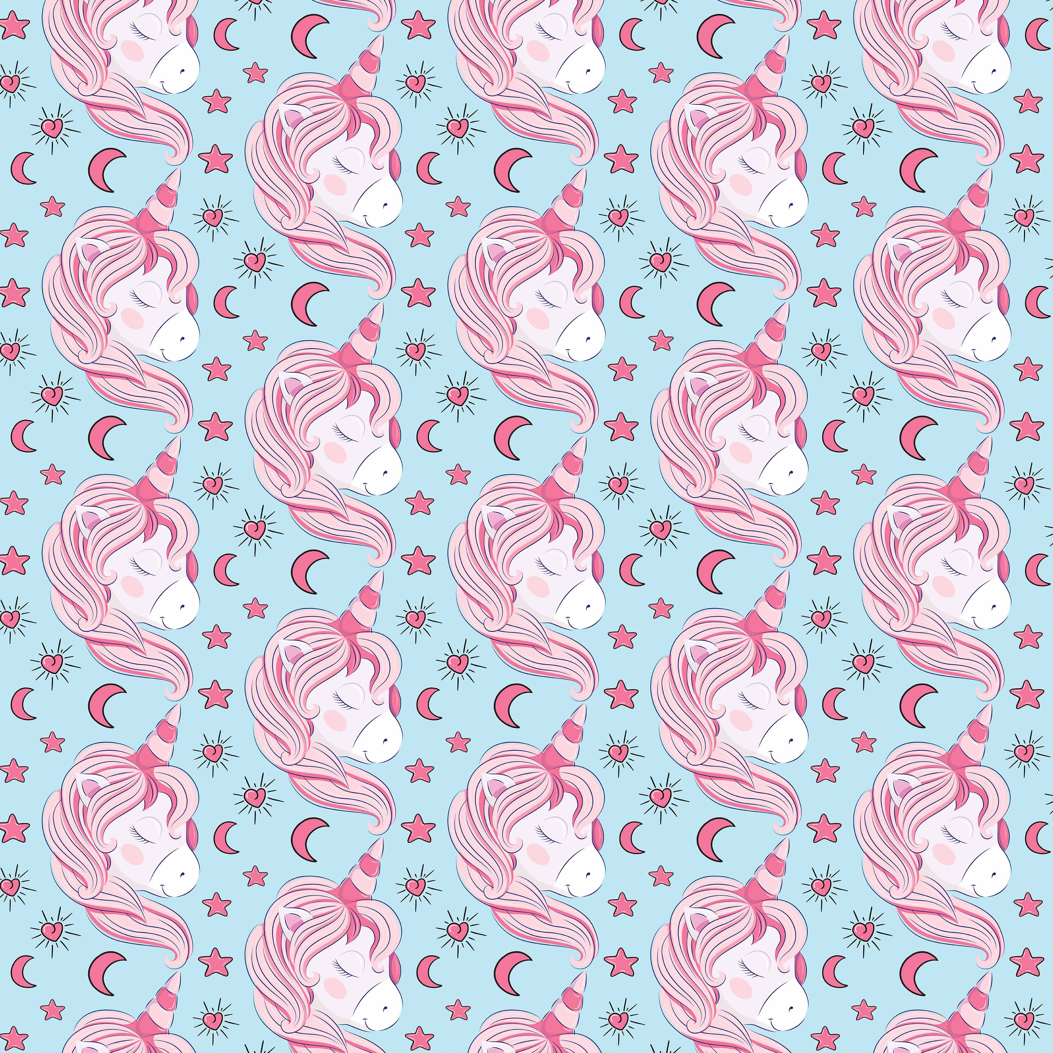 Unicorn Seamless Digital Paper - CraftNest - Digital Crafting and Art