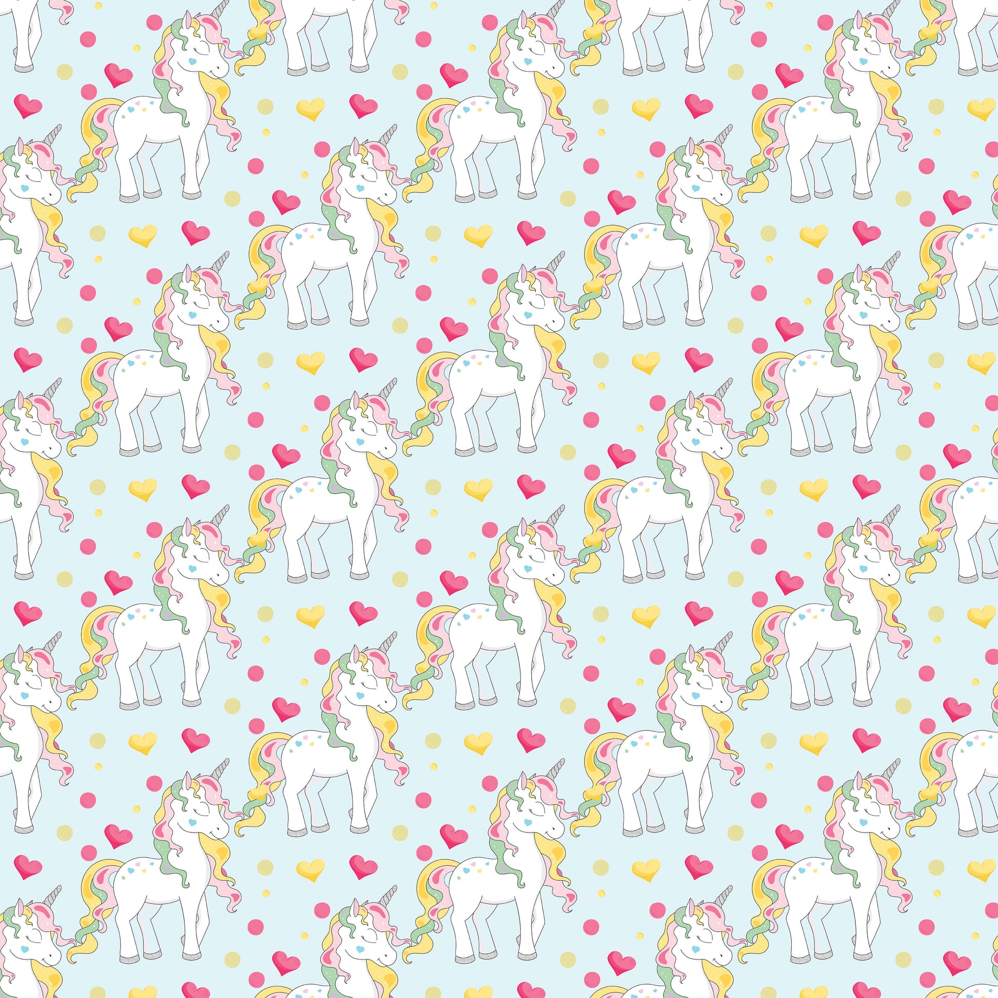 Unicorn Seamless Digital Paper - CraftNest - Digital Crafting and Art