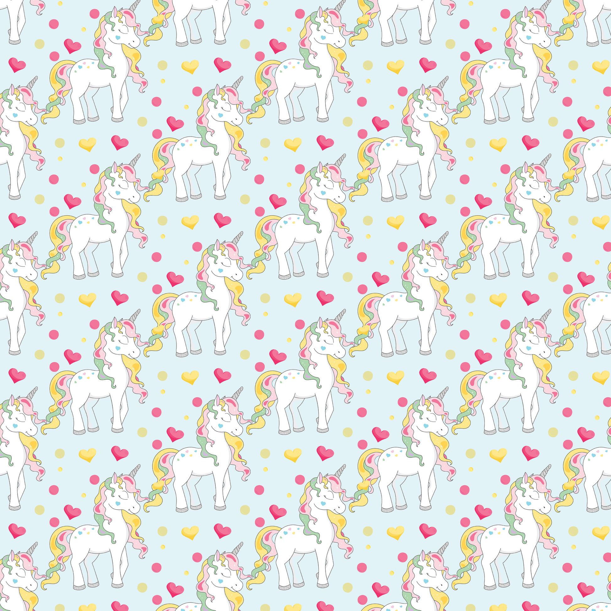 Unicorn Seamless Digital Paper - CraftNest - Digital Crafting and Art