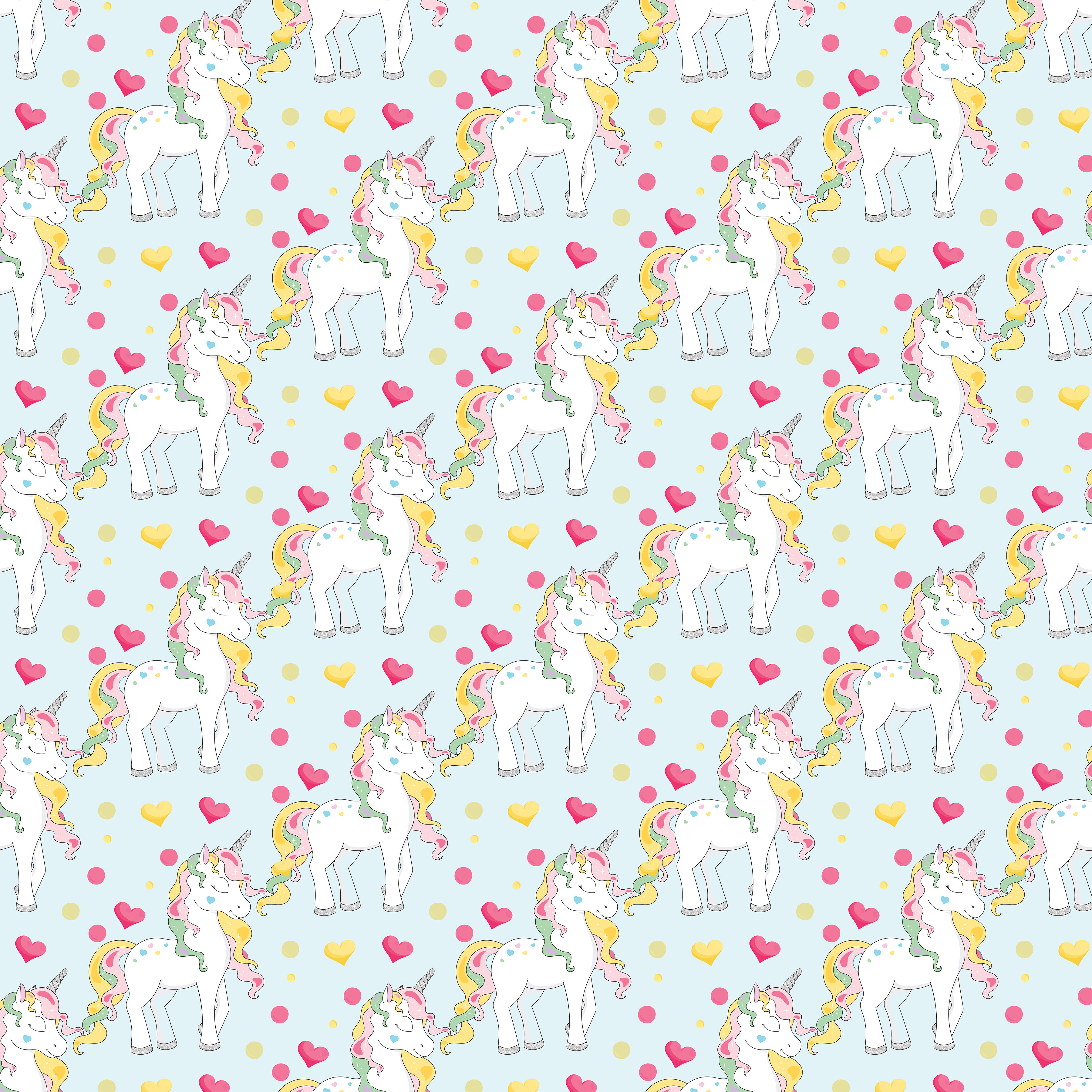Unicorn Seamless Digital Paper - CraftNest - Digital Crafting and Art