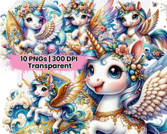 Unicorn with Surfboard - CraftNest - Digital Crafting and Art