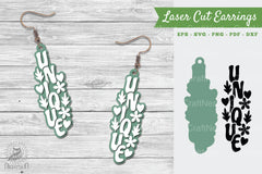 Unique Laser Cut Earrings SVG Bundle - CraftNest - Digital Crafting and Art
