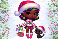 Christmas Girl Design Clipart Bundle  3 - CraftNest - Digital Crafting and Art