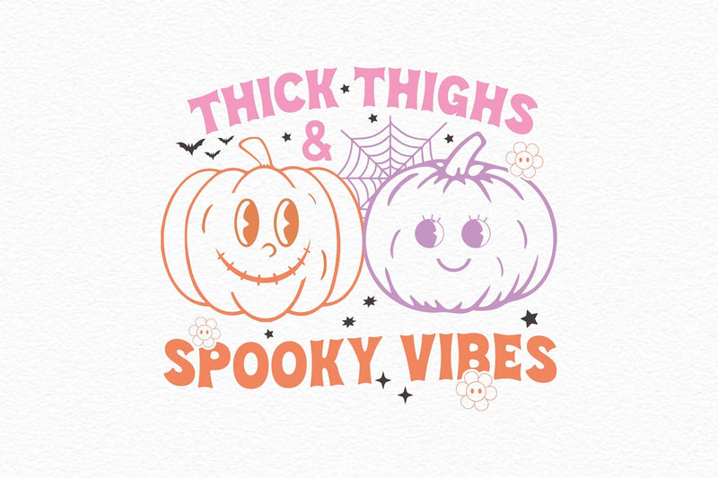 Thick Thighs And Spooky Vibes Clipart Bundle - CraftNest - Digital Crafting and Art