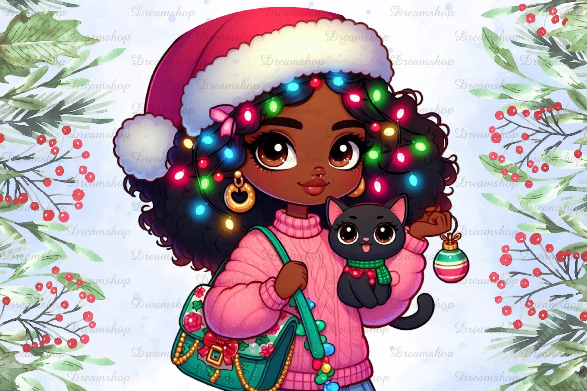 Christmas Girl Design Clipart Bundle 21 - CraftNest - Digital Crafting and Art