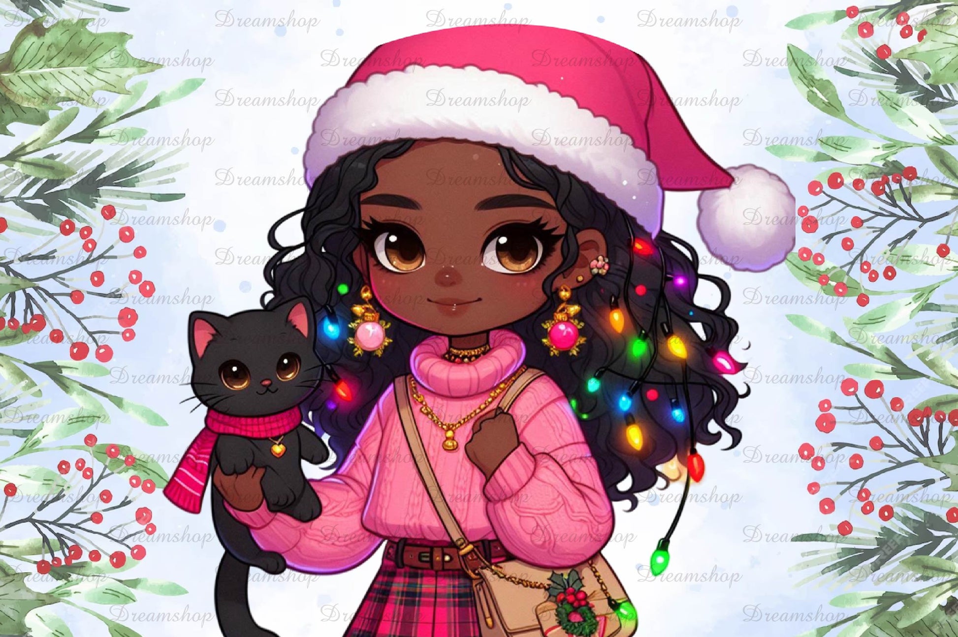 Christmas Girl Design Clipart Bundle 18 - CraftNest - Digital Crafting and Art