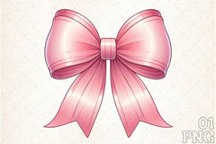 Coquette Bow Clipart Bundle 8 - CraftNest - Digital Crafting and Art