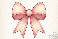 Coquette Bow Clipart Bundle 5 - CraftNest - Digital Crafting and Art