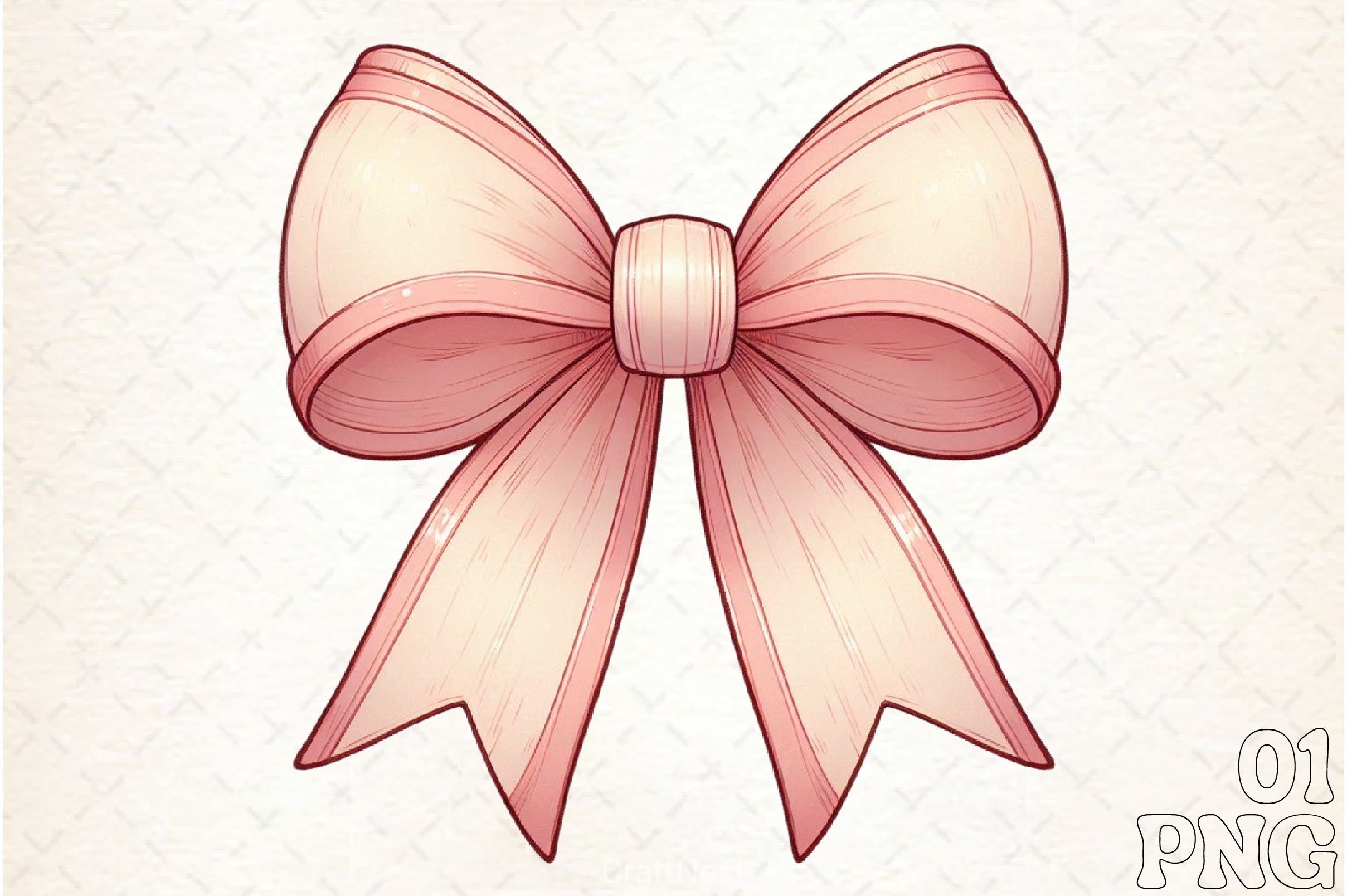 Coquette Bow Clipart Bundle 5 - CraftNest - Digital Crafting and Art