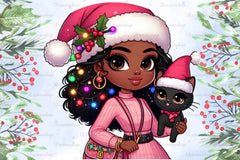 Christmas Girl Design Clipart Bundle 5 - CraftNest - Digital Crafting and Art