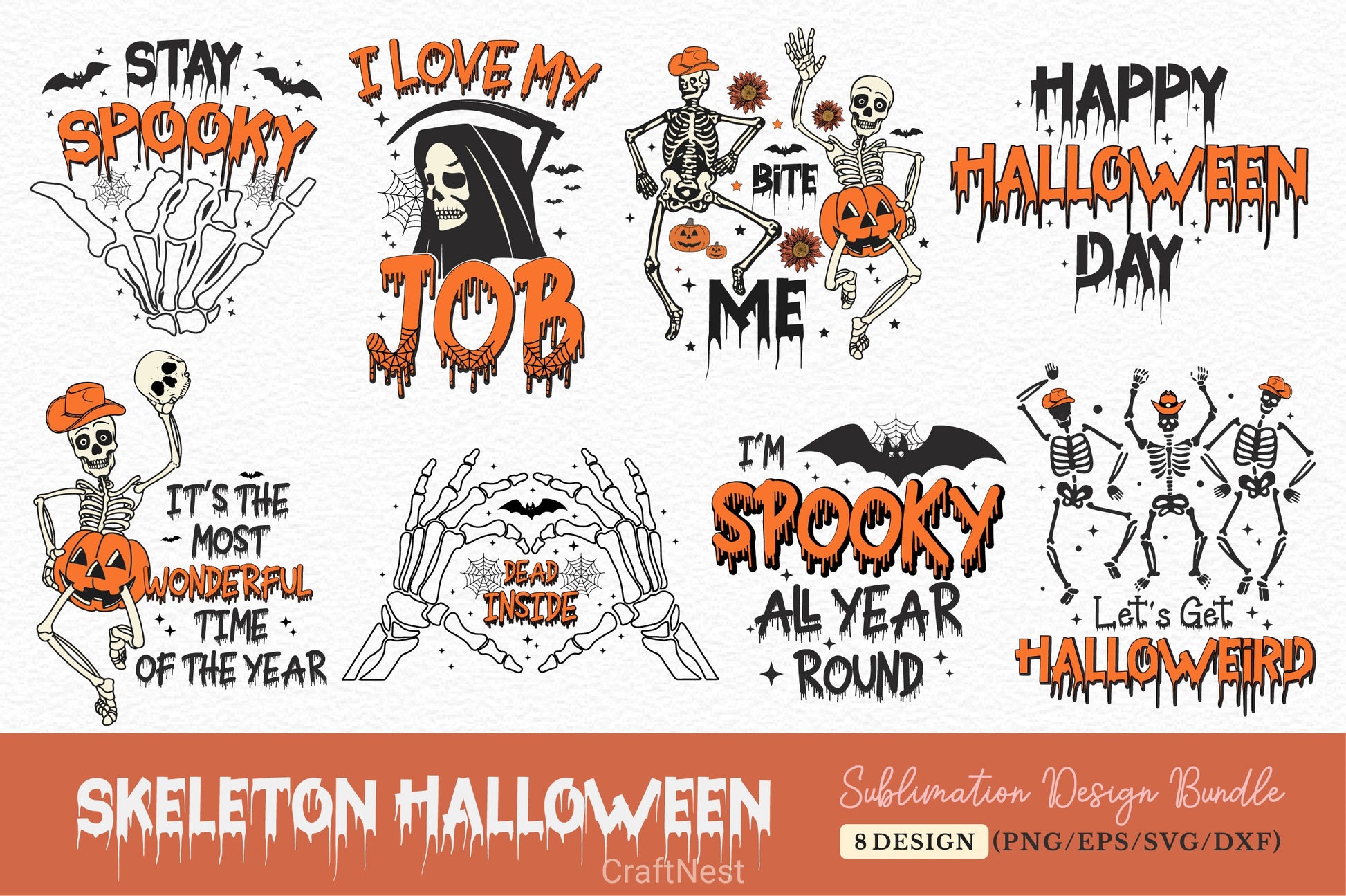 Halloween Design SVG Bundle 8 - CraftNest - Digital Crafting and Art