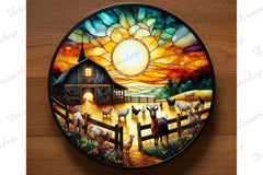 Stained Glass Farm Animals Clipart Bundle - CraftNest - Digital Crafting and Art