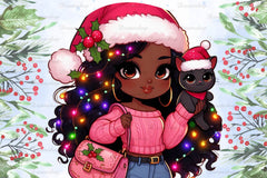 Christmas Girl Design Clipart Bundle 7 - CraftNest - Digital Crafting and Art