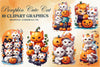 Pumpkin Cute Cat Clipart Bundle