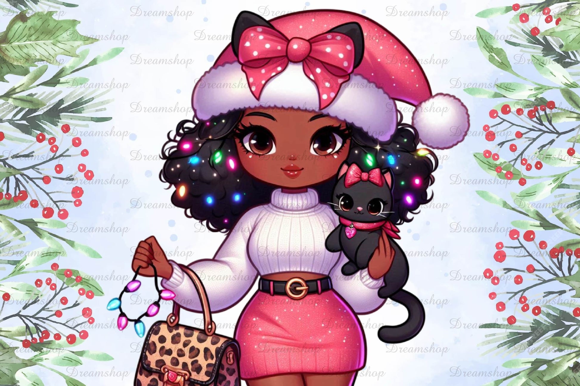 Christmas Girl Design Clipart Bundle 13 - CraftNest - Digital Crafting and Art