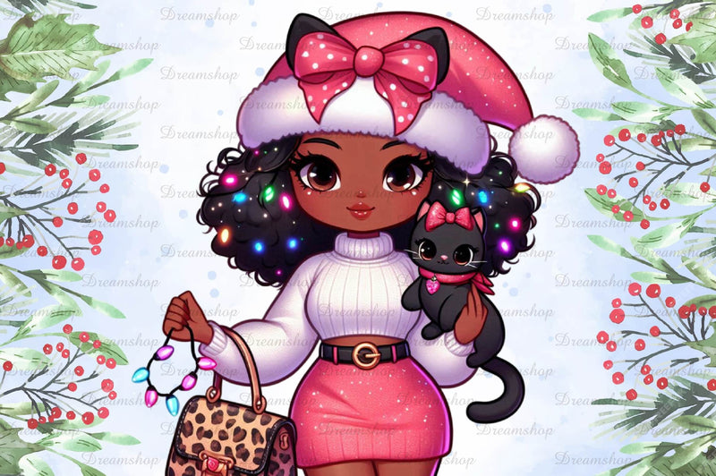 Christmas Girl Design Clipart Bundle 13 - CraftNest - Digital Crafting and Art