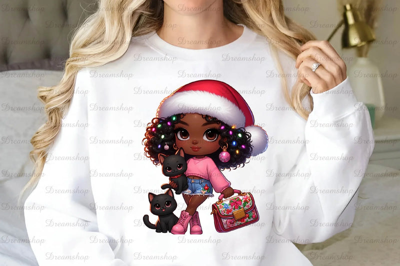 Christmas Girl Design Clipart Bundle - CraftNest - Digital Crafting and Art