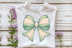 Green Coquette Bow Clipart Bundle - CraftNest - Digital Crafting and Art