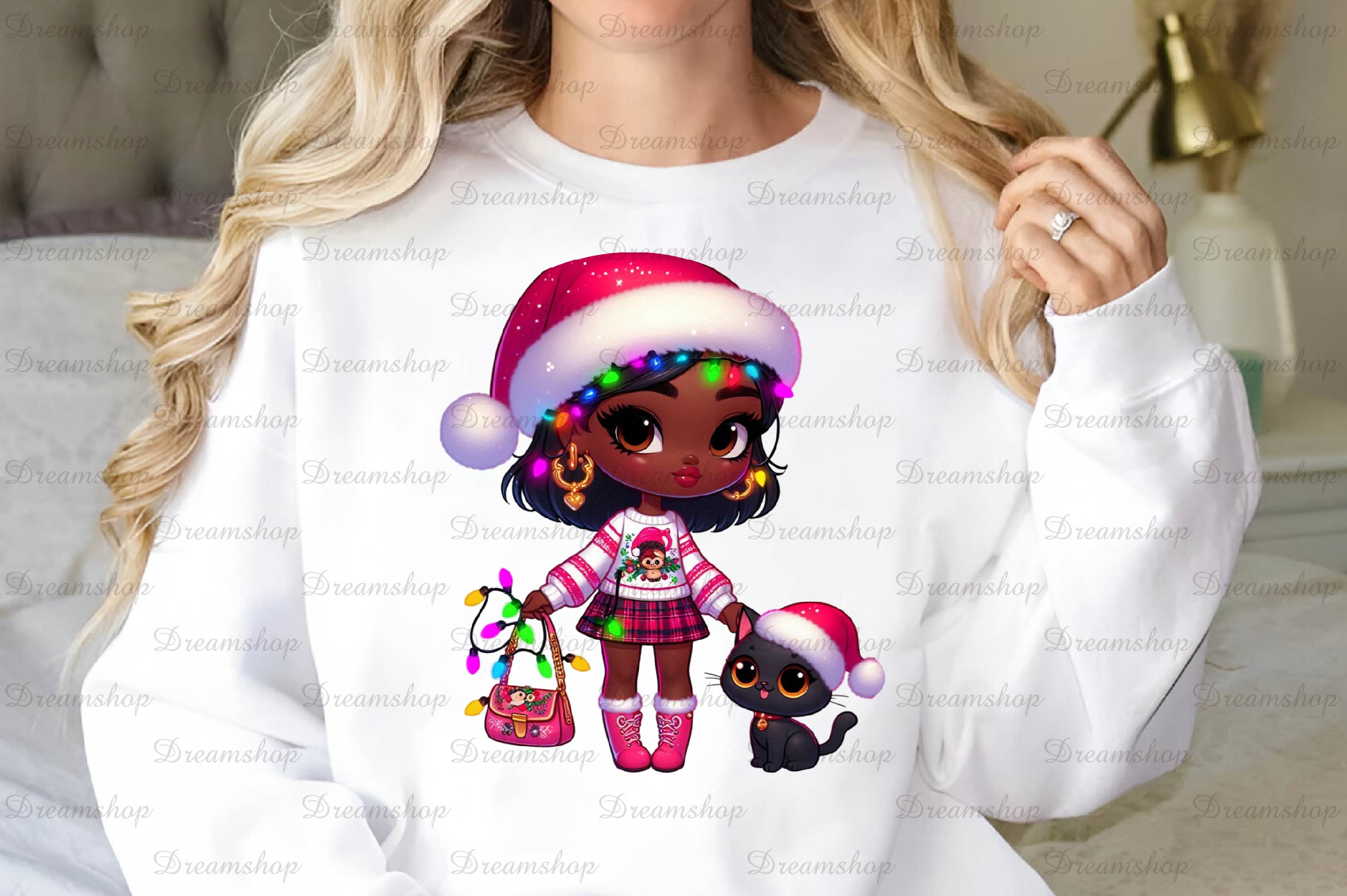 Christmas Girl Design Clipart Bundle  3 - CraftNest - Digital Crafting and Art