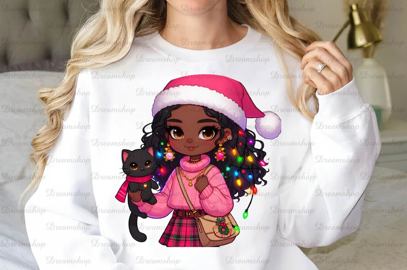 Christmas Girl Design Clipart Bundle 18 - CraftNest - Digital Crafting and Art