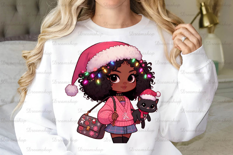 Christmas Girl Design Clipart Bundle 10 - CraftNest - Digital Crafting and Art