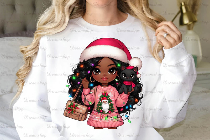 Christmas Girl Design Clipart Bundle 12 - CraftNest - Digital Crafting and Art