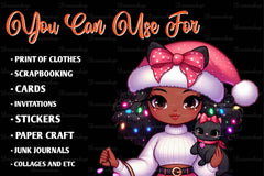 Christmas Girl Design Clipart Bundle 13 - CraftNest - Digital Crafting and Art