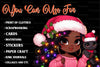 Christmas Girl Design Clipart Bundle 7