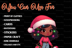 Christmas Girl Design Clipart Bundle 2 - CraftNest - Digital Crafting and Art