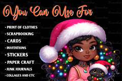 Christmas Girl Design Clipart Bundle 19 - CraftNest - Digital Crafting and Art