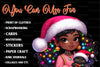 Christmas Girl Design Clipart Bundle 19