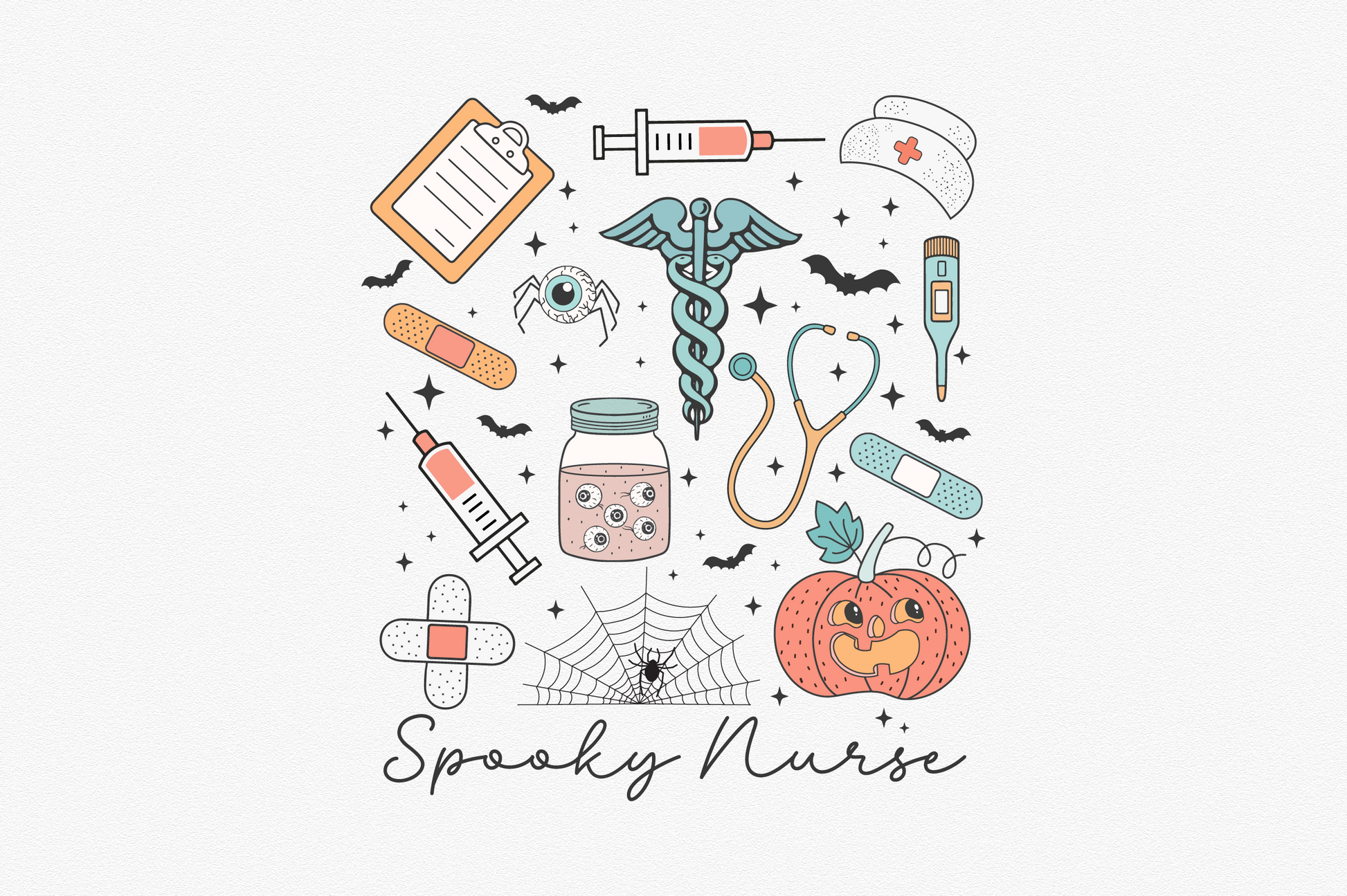 Spooky Nurse Clipart Bundle 2 - CraftNest - Digital Crafting and Art