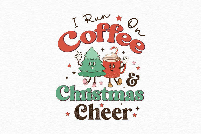 I Run On Coffee Christmas Cheer Clipart Bundle - CraftNest - Digital Crafting and Art