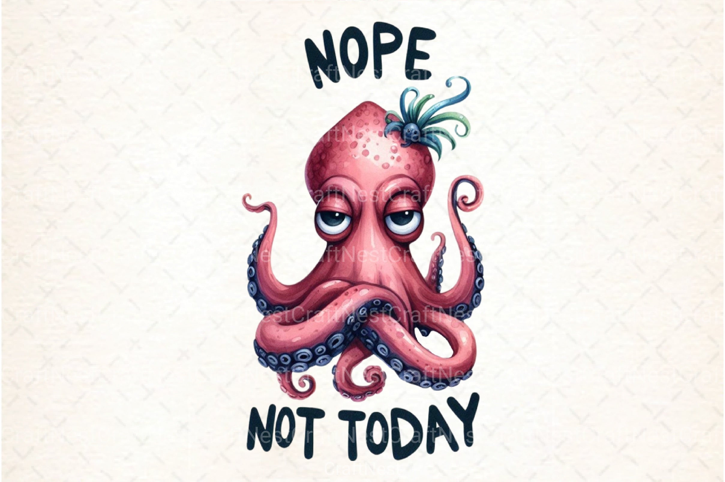 Nope Not Today Clipart Bundle - CraftNest - Digital Crafting and Art