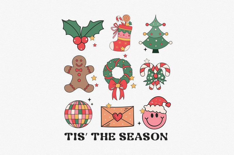 Tis The Season Clipart Bundle - CraftNest - Digital Crafting and Art