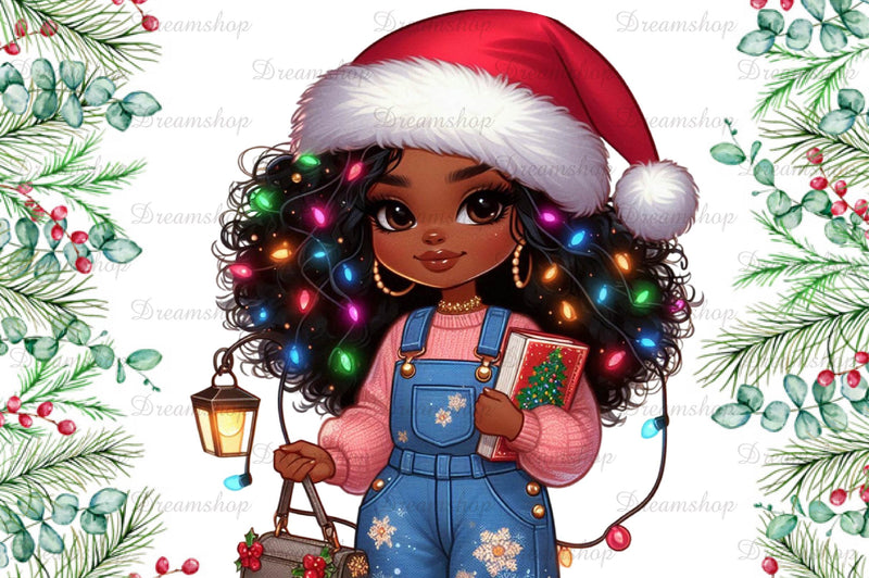 Christmas Girl Design Clipart Bundle 15 - CraftNest - Digital Crafting and Art