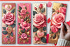 Valentine's Day Rose Bookmarks Bundle