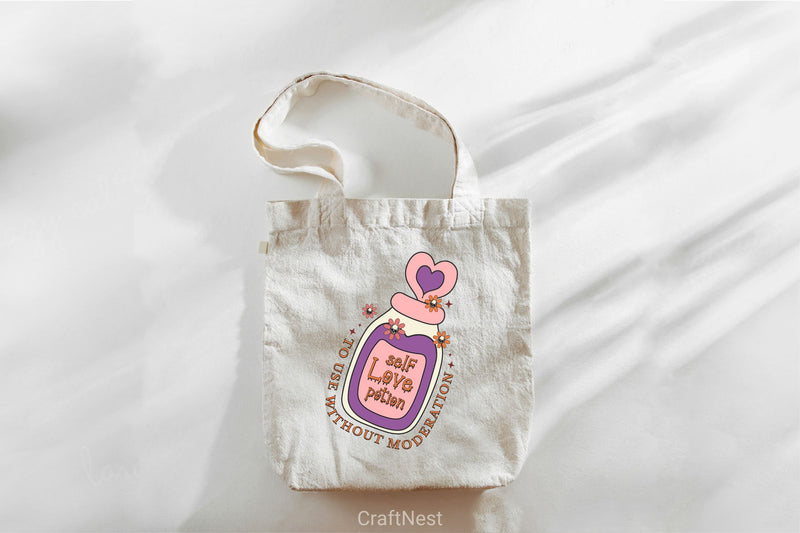 Self Love Potion To Use Without Moderation SVG Bundle - CraftNest - Digital Crafting and Art